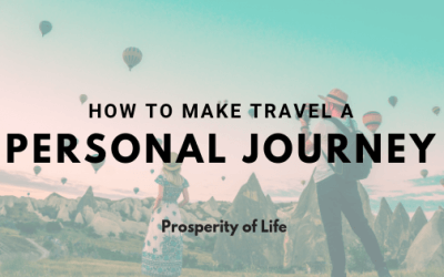 How to Make Travel a Personal Journey